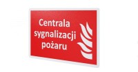 Znak Centrala Sygnalizacji Pożaru 100×150  ISO7010