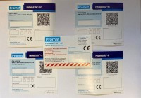 ETYKIETA NAKLEJKA DO OZNACZANIA PRZEJŚĆ PROMAT