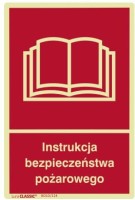 F124 | Znak Instrukcja bezpieczeństwa pożarowego 15/22